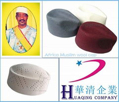 Africa Muslim pure wool cap