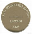 RECHARGED BUTTON CELL LIR2450 BATTERY 1