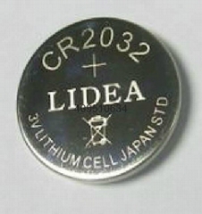 3V lithium cell CR2032 for LED lighting 