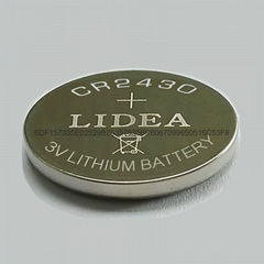 3V LITHIUM BATTERY CR2430 BUTTON CELL