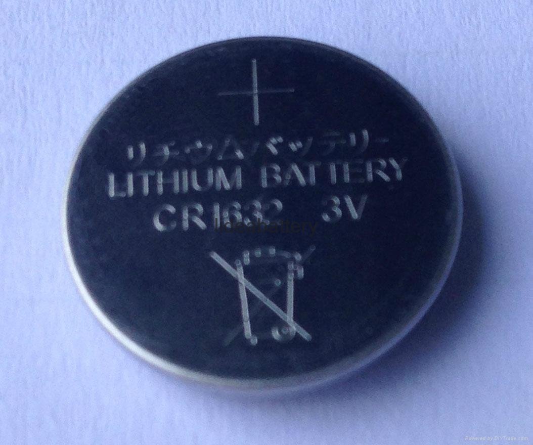 3v鋰錳紐扣電池LITHIUM BATTERY CR1632 2