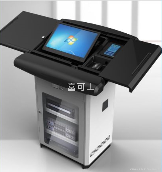 富可士多媒体报告讲台演讲桌S700    2