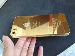 iphone 5s 24ct gold housing backcover
