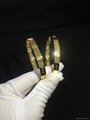 gold cartier bracelets studded diamond crystal  3