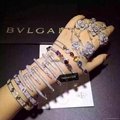 gold cartier bracelets studded diamond crystal  11