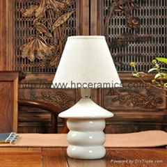 Glowing House Ceramic Table Lamps, Reading Lamps