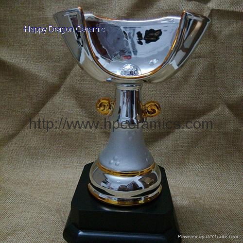 Golf Ceramic Trophy Cups, Champion cups, Sports awards