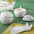 Ceramic Golf Ceramic canlde jars &