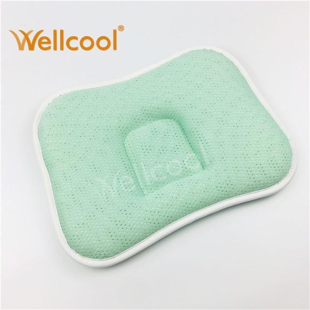 Healthy 3d spacer fabric newborn baby head shaping air mesh pillow