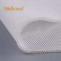 Wholesale free sample honeycomb keep air flow 400-500g/m2 3d spacer mesh fabric 