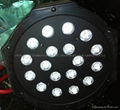 RGB LED Par 18x1w Plastic house  