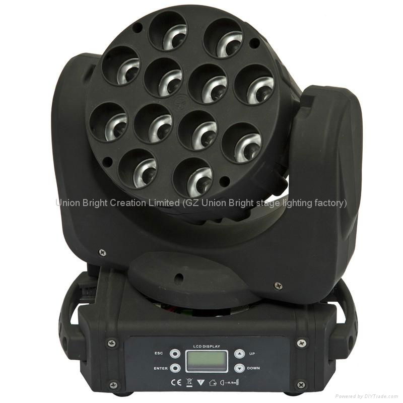 Led Mini Wash Moving Head Light 12x12w  3