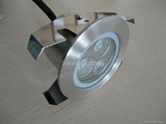 350mA 3W CREE LED ground light with IP68 stainless steel 316 material housing