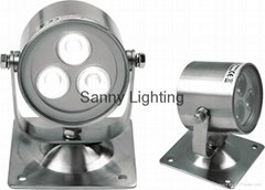 350mA 3W CREE LED Ground Light with IP68 Stainless Steel 316 material housing