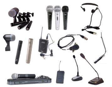 Wired & Wireless Microphones