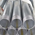 black and galvanized ERW steel pipe