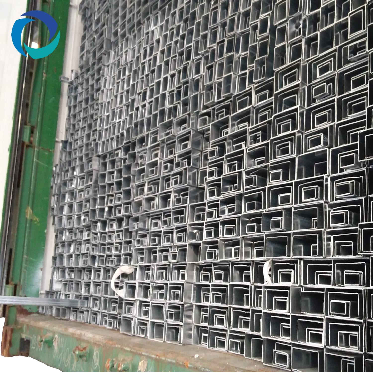 mild steel galvanised punched square tube 5