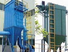 Single pulse dust collector