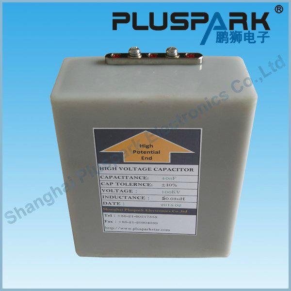 Pulse capacitor 40nF (0.04uF) 100kV