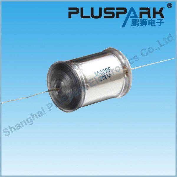 High voltage polystyrene film capacitor