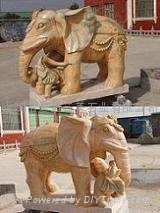 石雕大象 2