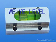 metal level vial component