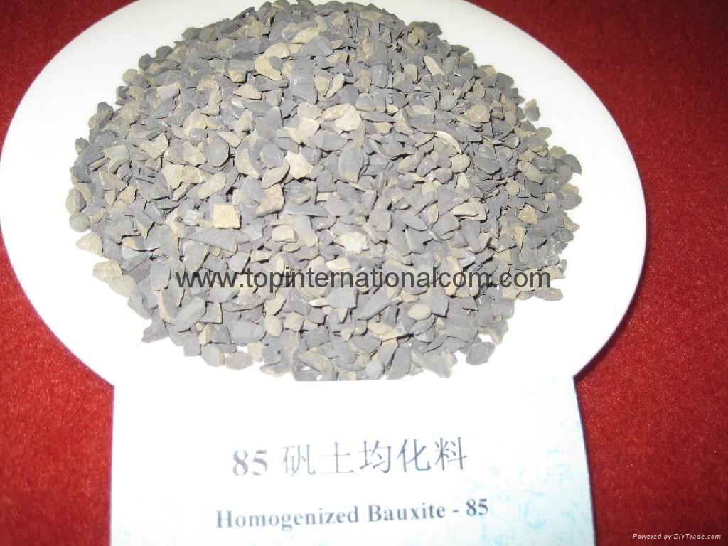 hot refractory new mateiral Homogenized bauxite 90%min 3