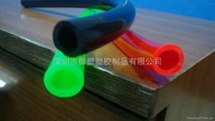 Fluorescent PVC plastic tube