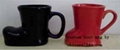 variety custom ceramic boot mugs with