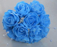 Foam flower bouquets