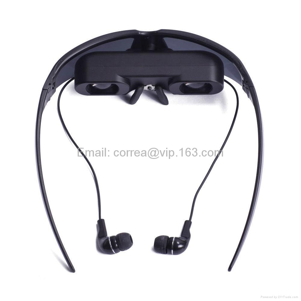 Portable Wireless Video Glasses Eyewear Mobile Theatre VG260 with AV-in for FPV