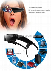 3D Video Glasses FPV Goggles 98 Inch 16:9 Wide Screen V100 