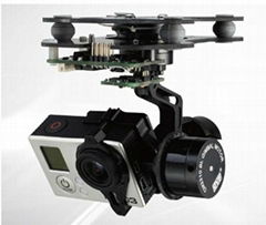 FPV 3 Axis Brushless Camera Mount Smart Gopro Gimbal