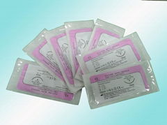 Absorbable synthetic suture polyglycolic acid