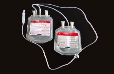 Roll welding Medical PVC double blood bag