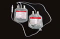 Roll welding Medical PVC double blood bag 1