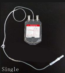 Single blood bag with CPDA1 anticoagulant