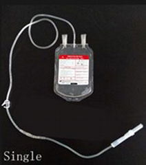 Single blood bag with CPDA1 anticoagulant