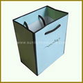 jewelry paper gift bag with ribbon handle 3
