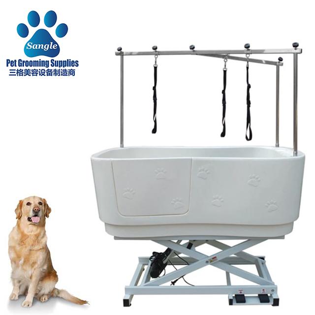 Liftable Dog Wash Tub Plastic,dog bath,dog bathing tubs SLH112