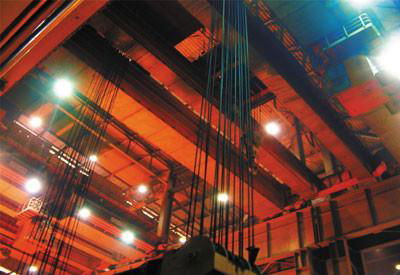 Metallurgical foundry crane