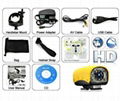 Brand new 720P hd sports bike camera waterproof helmet  5