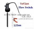 Teflon PTFE Paddle Flow Switches Corrosion proof 1