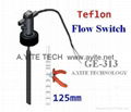 Teflon PTFE Paddle Flow Switches Corrosion proof