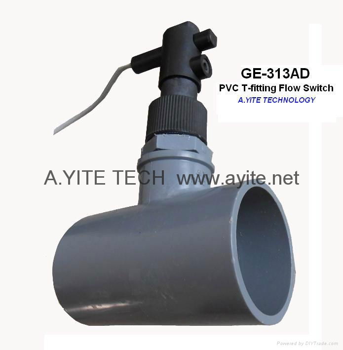 PVC Pipe Tee Inline Flow Switches