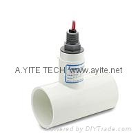 PVC Tee Pipe Inline PTFE Teflon Flow Switch 3