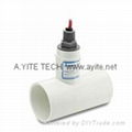 PVC Tee Pipe Inline PTFE Teflon Flow Switch
