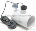 PVC Tee Pipe Inline PTFE Teflon Flow Switch 6