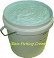 Glass etching cream