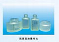 Cosmetic bottles glass frosting powder 